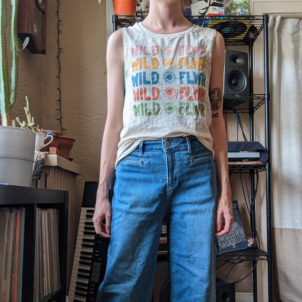 Wild Flower Muscle Tank